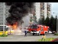 Pożar Autobusu, Wrocław, Osiedle Sobieskiego, 28.06.2012